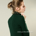 women slim fit thick wool sweater